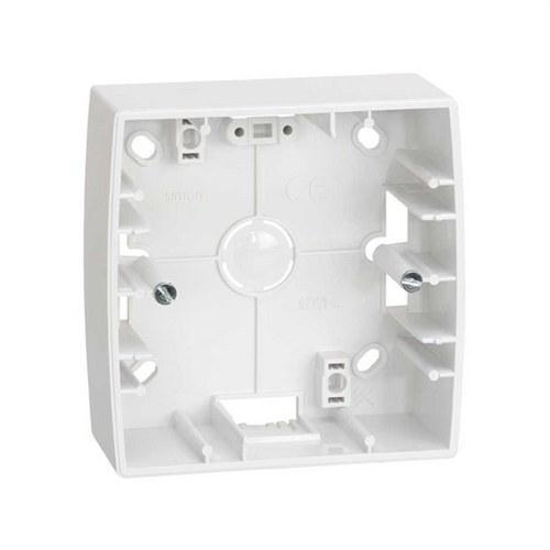 Low Surface Box for 1 Element White Simon 82 with reference 82750-30 from the brand SIMON