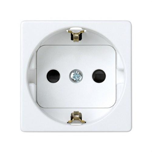 Schuko-Steckdose 16 A 250V mit Kindersicherung und Schraubklemme weiß Simon 27 Play mit der Referenz 27472-65 von der Marke SIMON