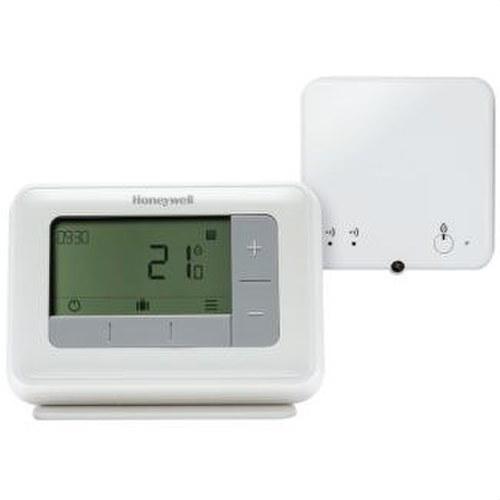 Kabelloses Raumthermostat Honeywell T4R mit Tischständer mit der Referenz Y4H910RF4005 von der Marke RESIDEO
