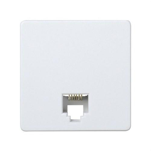 Telephone socket with 6 RJ11 contacts white Simon 27 Play with reference 27481-35 from the brand SIMON