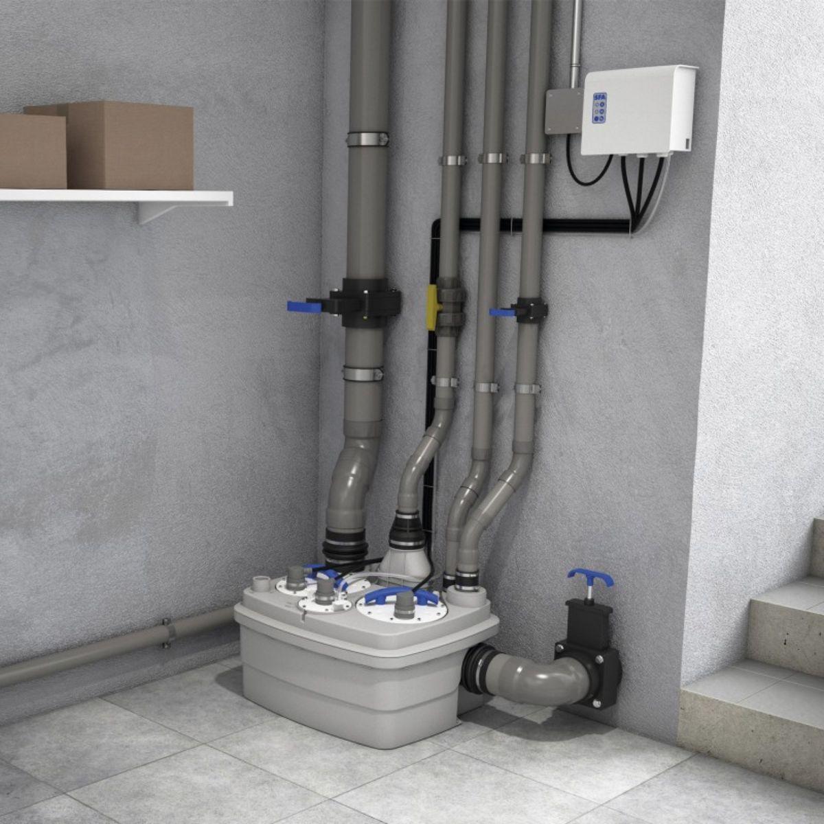 SFA Sanicubic 2 Pro Smart Brushless Pumpstation mit der Referenz R4BLDCIP68NM von der Marke SFA SANITRIT