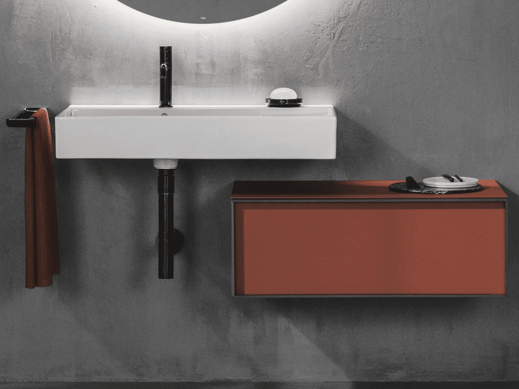 Fineceramic® Roca Inspira Asymmetric Wall-Mounted Basin 800x490mm with reference A32752B000 from the brand ROCA