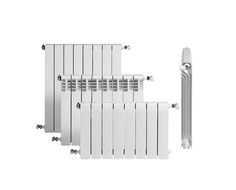 Umkehrbarer Wasserheizkörper DUBAL 70 9 Elemente mit der Referenz 194A30901 von der Marke BAXI