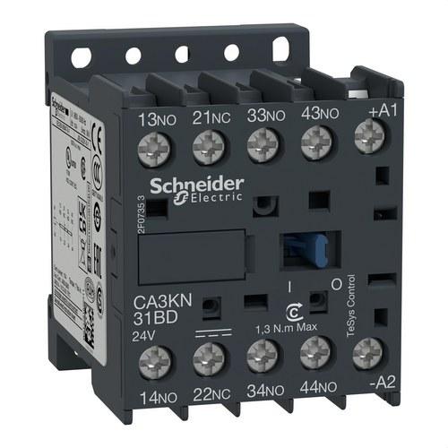 Hilfsschütz TeSys CA3K 3NO+1NC 24VDC mit der Referenz CA3KN31BD von der Marke SCHNEIDER ELECTRIC