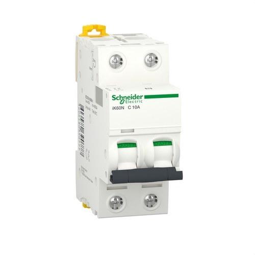 Leitungsschutzschalter IK60N 2P 10A Charakteristik C 6kA mit der Referenz A9K17210 von der Marke SCHNEIDER ELECTRIC