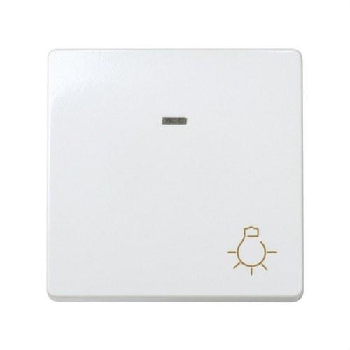 Push Button with Engraved Light, Built-in Luminosity, and Quick Terminal System White Simon 27 Play with reference 27161-65 from the brand SIMON